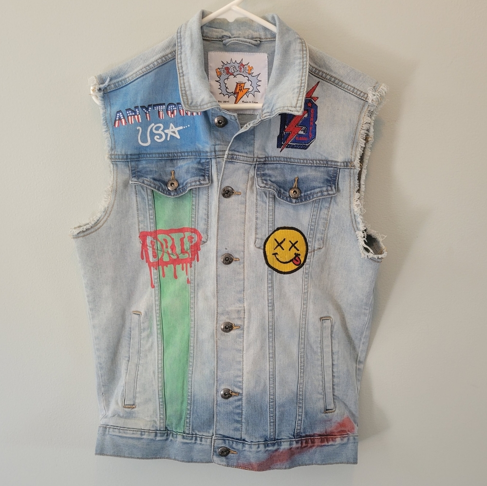 Born Fly Vintage denim vest